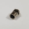 M8 front mount female bulkhead M8-3B-S, M8 3 pin bulkhead female connector, m8 sensor cable connector