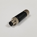 M8 Straight male connector - EEC0201