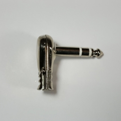 Right Angle Jack 1/4" Male Plug Right Angle Jack 1/4" Male Plug, 1/4 jack, right angle jack, 2 wire jack, 