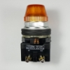 Amber pilot light, 24V Amber pilot light, 30 mm, indicating light, eaton pilot light, 24v amber light, HT8HFAV3, HT800 series,