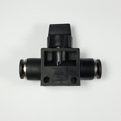 Union hand valve, 1/4" OD tube Union hand valve 1/4, Shut off valves, valves, push to connect valves, valves pneumatics fittings,